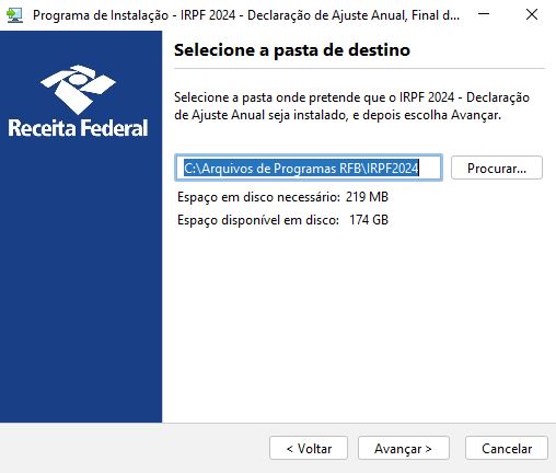 Como baixar o programa do IRPF 2024.