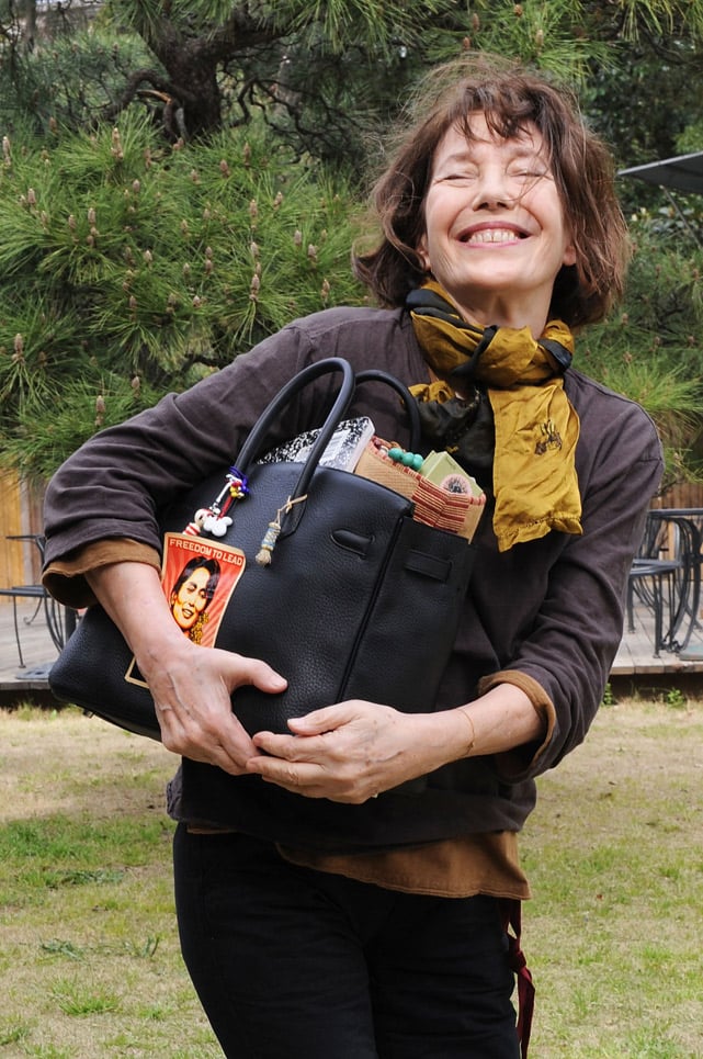 Jane Birkin, atriz que inspirou a criação da bolsa Birkin