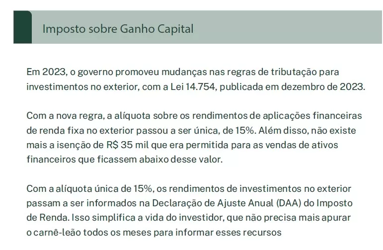 renda fixa nos EUA: imposto