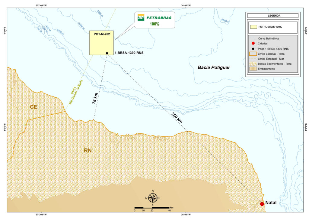 Petrobras faz descoberta de petróleo: mapa detalha poço