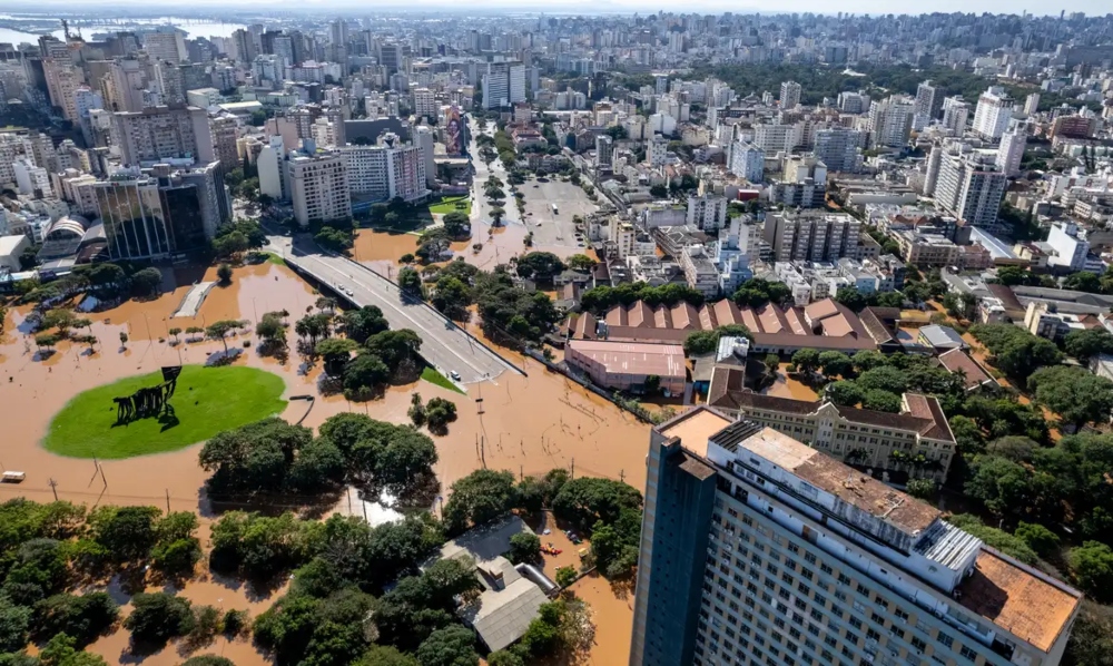 Chuvas no Rio Grande do Sul alagaram a capital, Porto Alegre