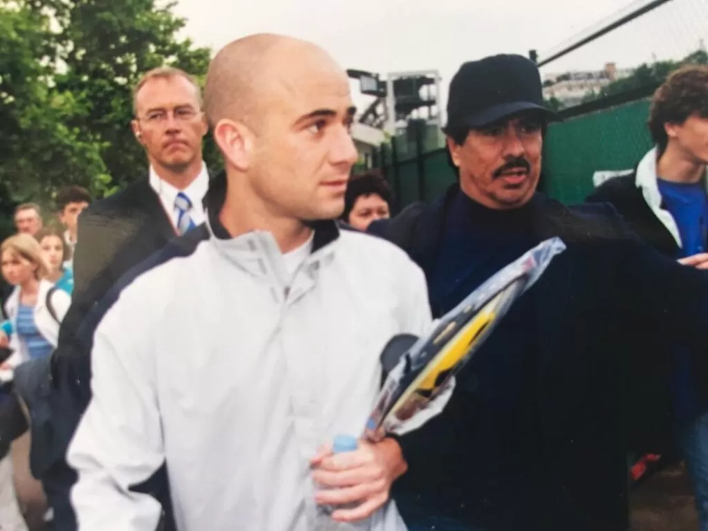 Tenista no Roland Garros, em 1999