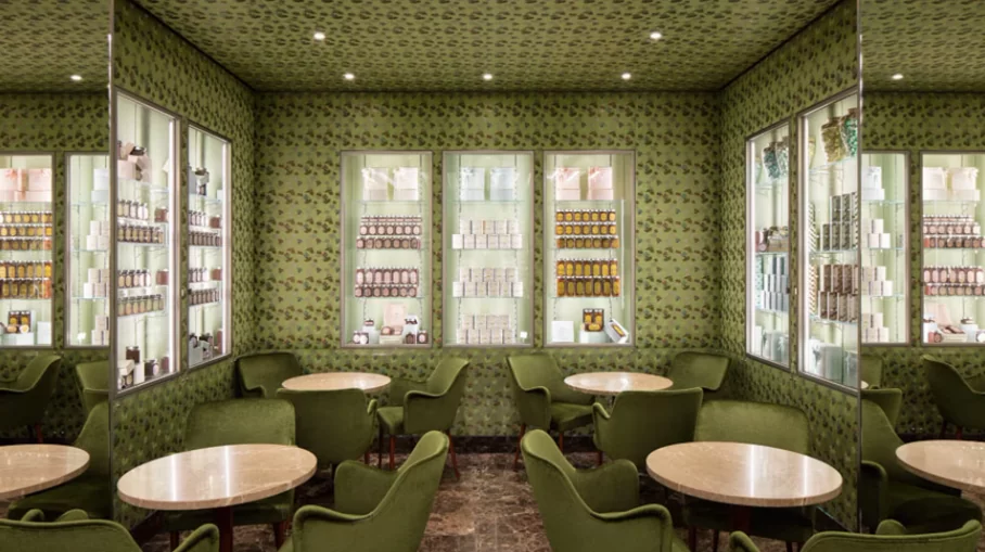 Cafeterias de luxo. Pasticceria Marchesi