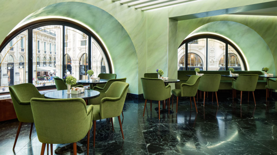 Cafeterias de luxo. Pasticceria Marchesi