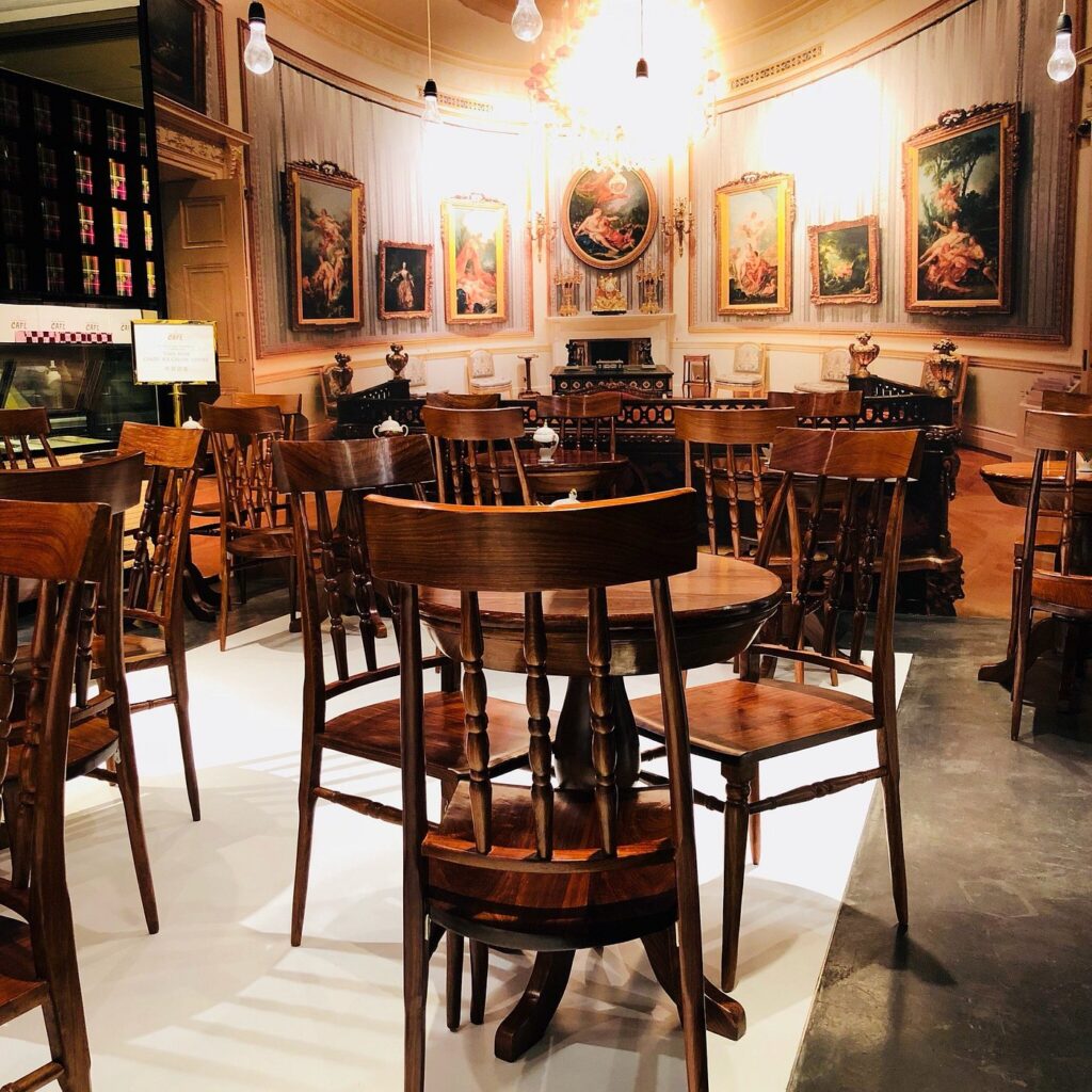 Cafeterias de luxo. Vivienne Westwood Café