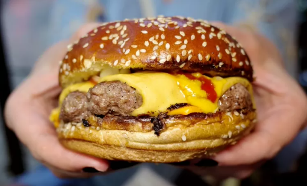 Dia do Hambúrguer. Encarnado Burger.