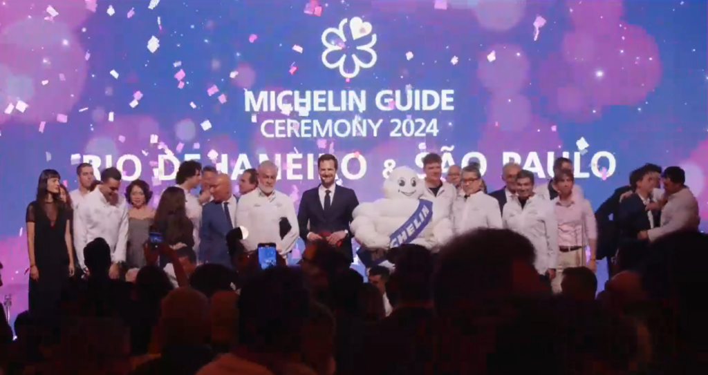 Reprodução da Cerimônia Guia Michelin 2024 - Rio de Janeiro & São Paulo