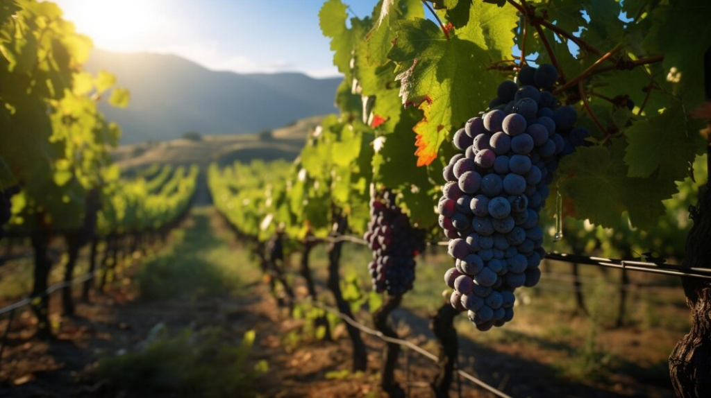 foto plantação de vinho