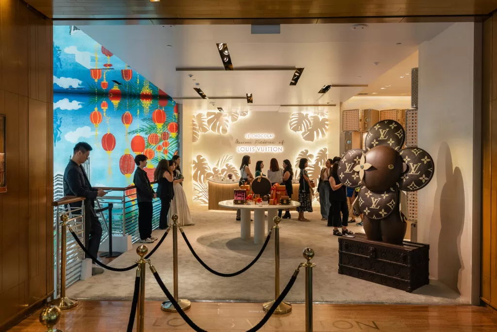 Loja de chocolates da Louis Vuitton | Imagem: Divulgação/LVMH