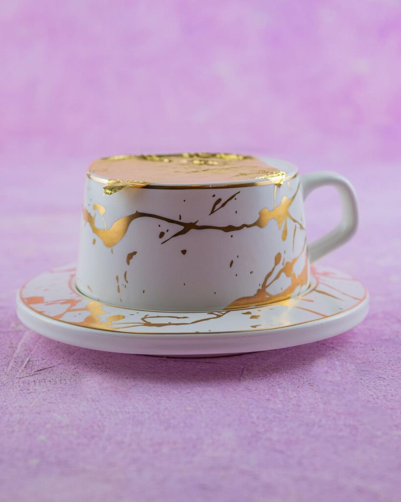 Ouro na comida. Café.