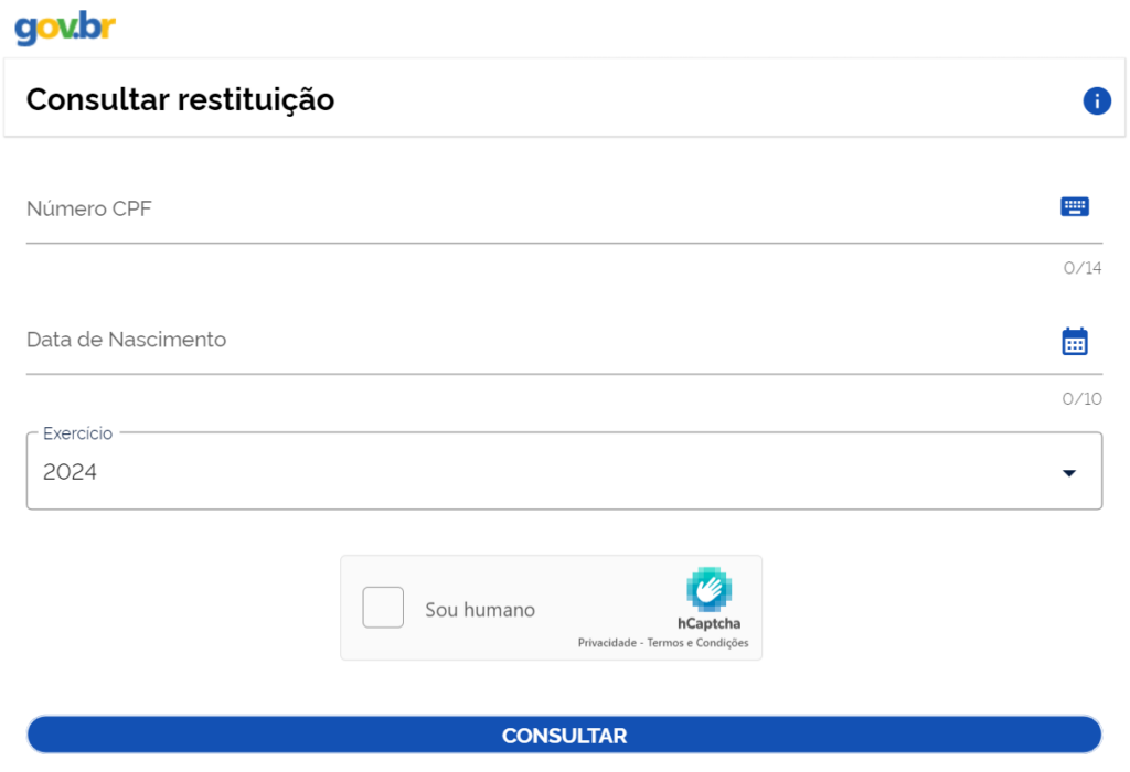 Receita Federal Restituição