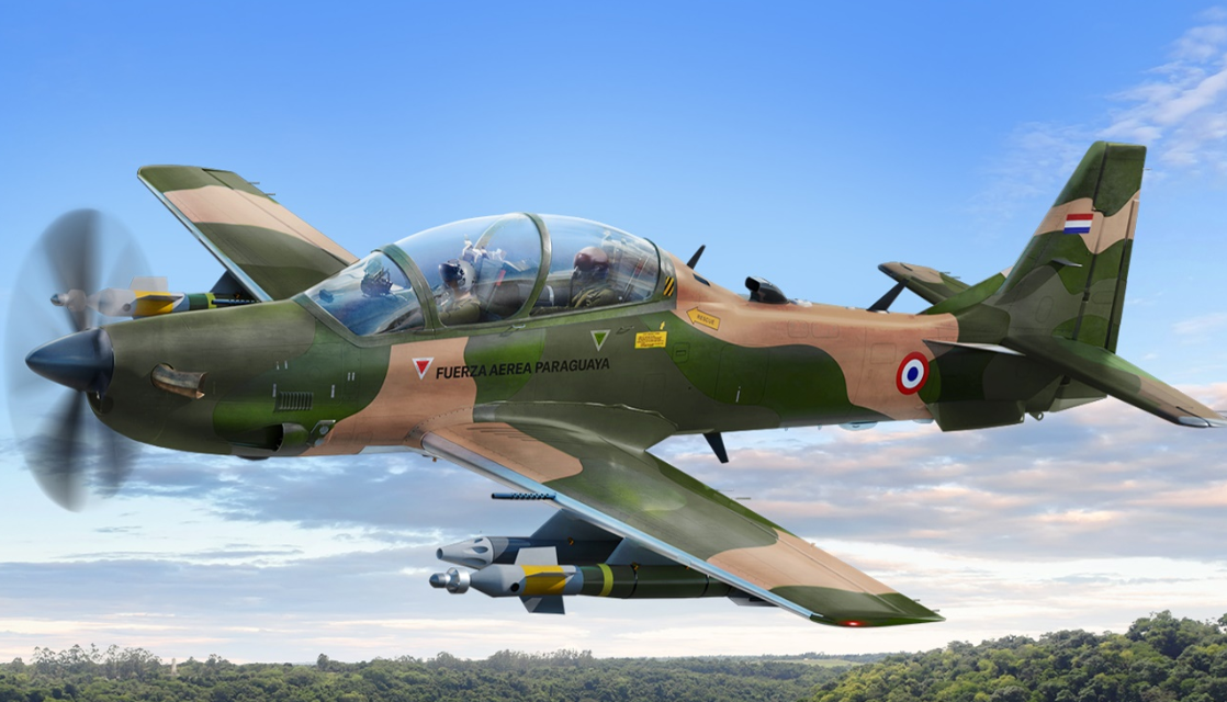 Super Tucano da Embraer, vendido para a Força Aérea do Paraguai