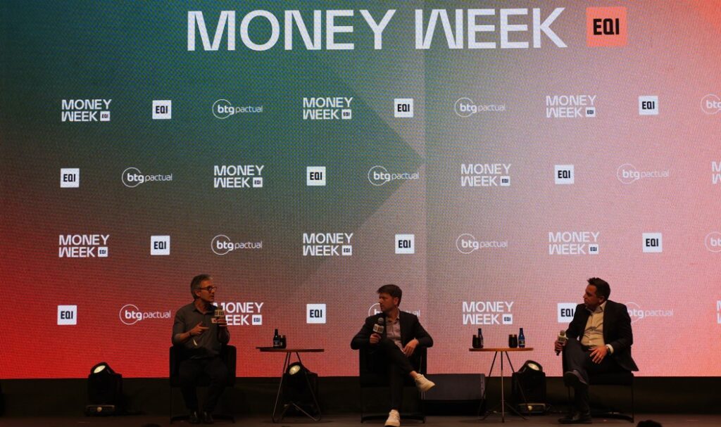 Foto: Romeu Zema e Juliano Custodio na Money Week