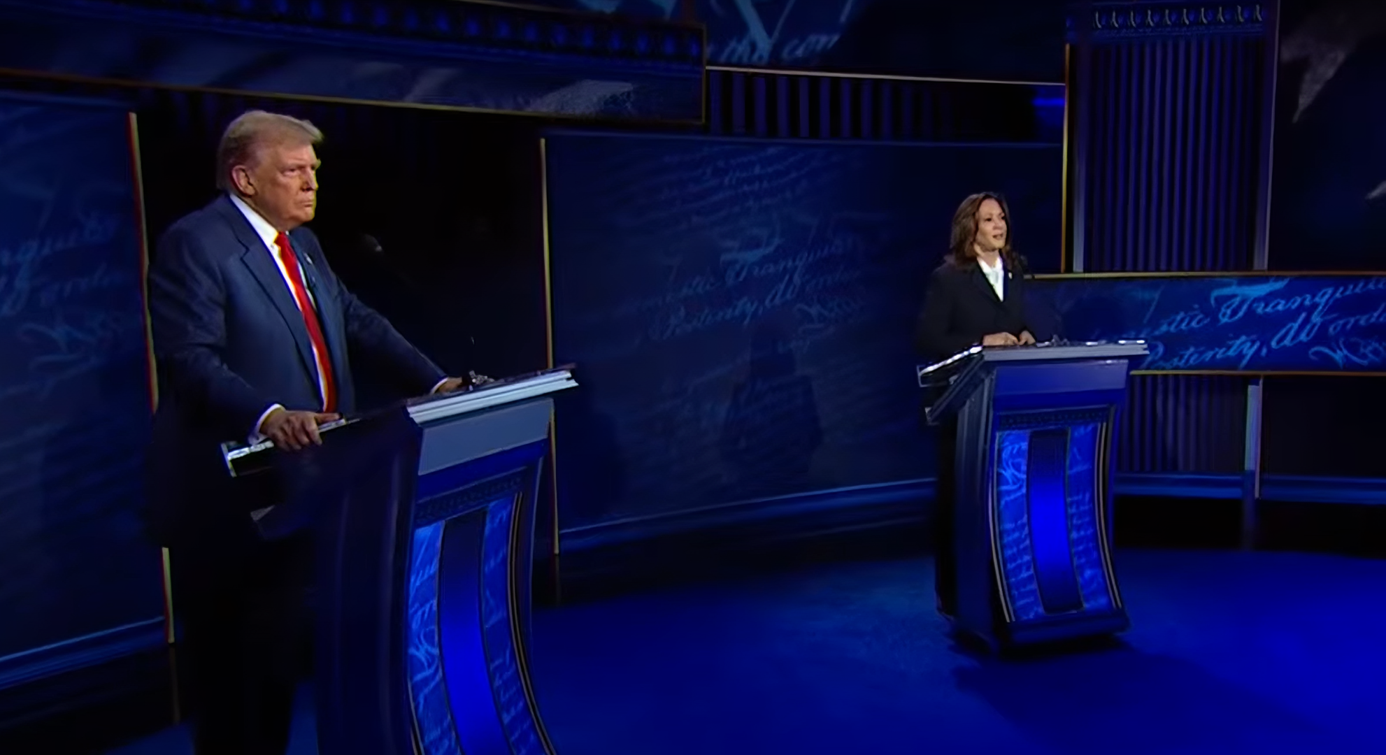 Debate nos EUA: veja desempenho de Trump e Kamala