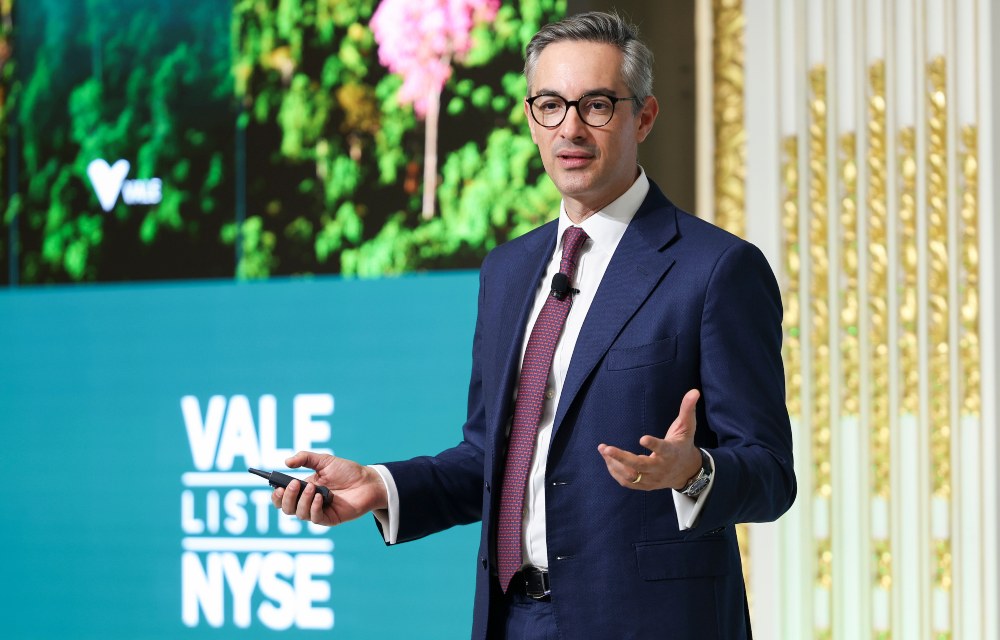 Gustavo Pimenta, CEO da VALE3, fala em Nova York