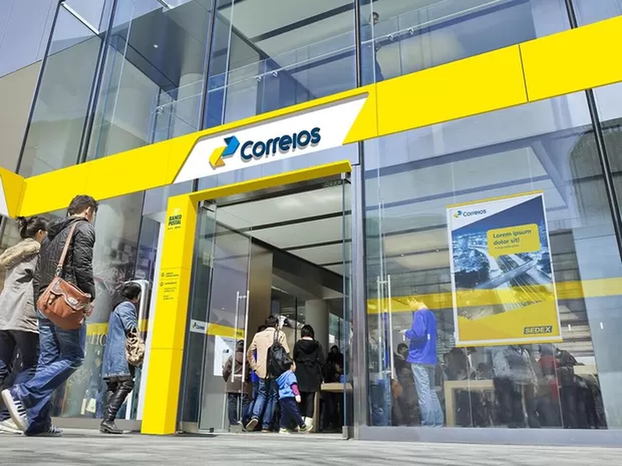 Fachada dos Correios