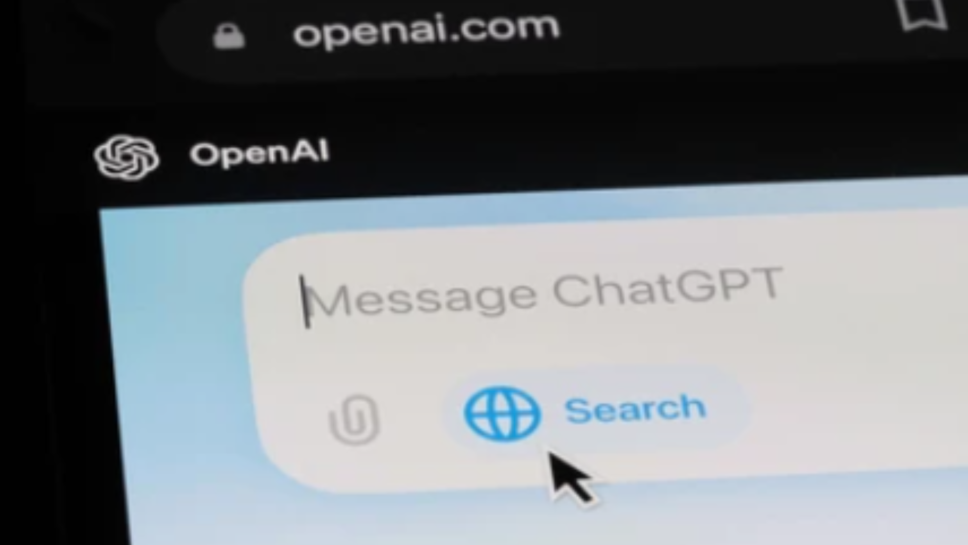 Página do Chat GPT, da OpenAI