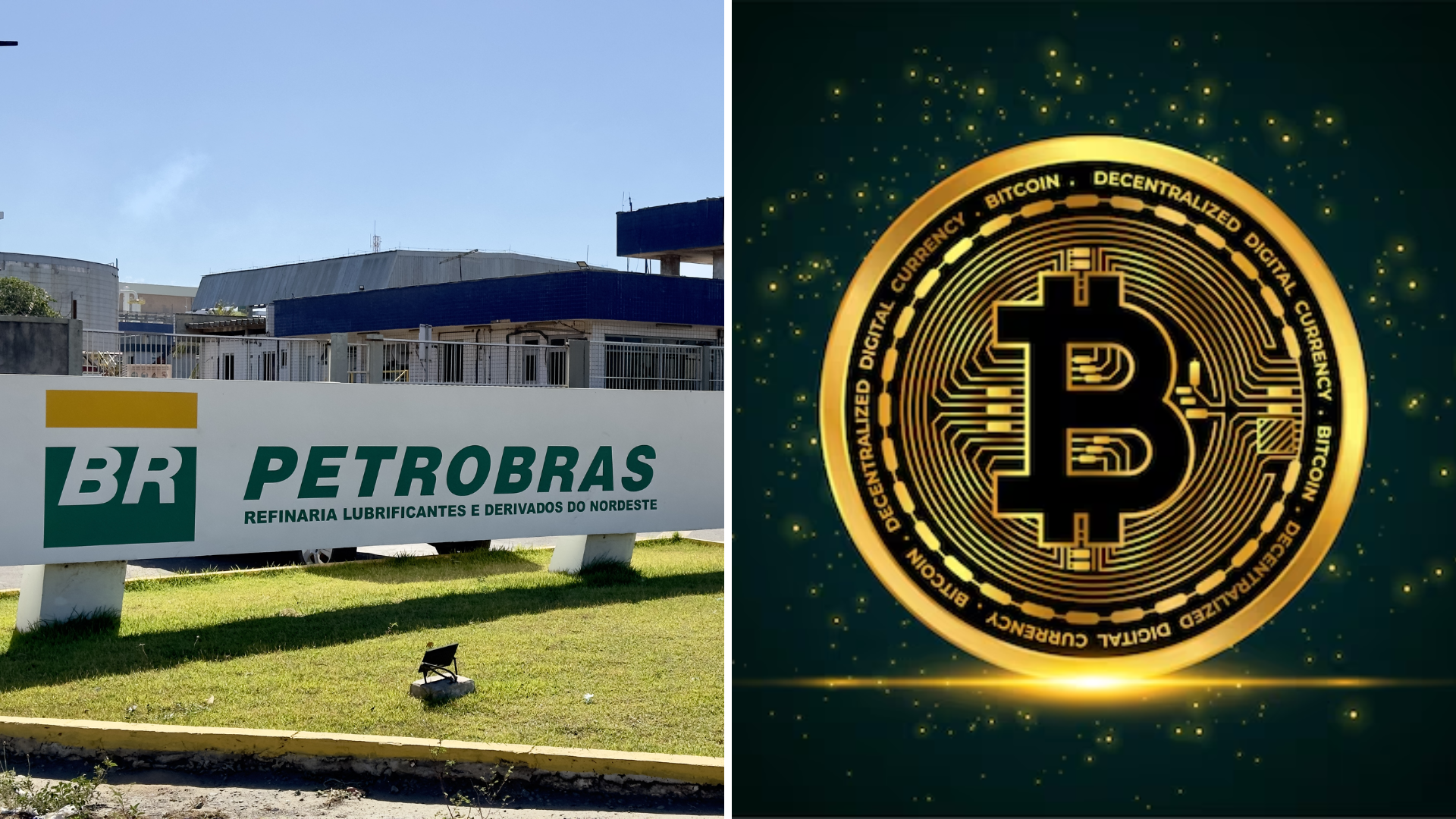 Petrobras e moeda de Bitcoin