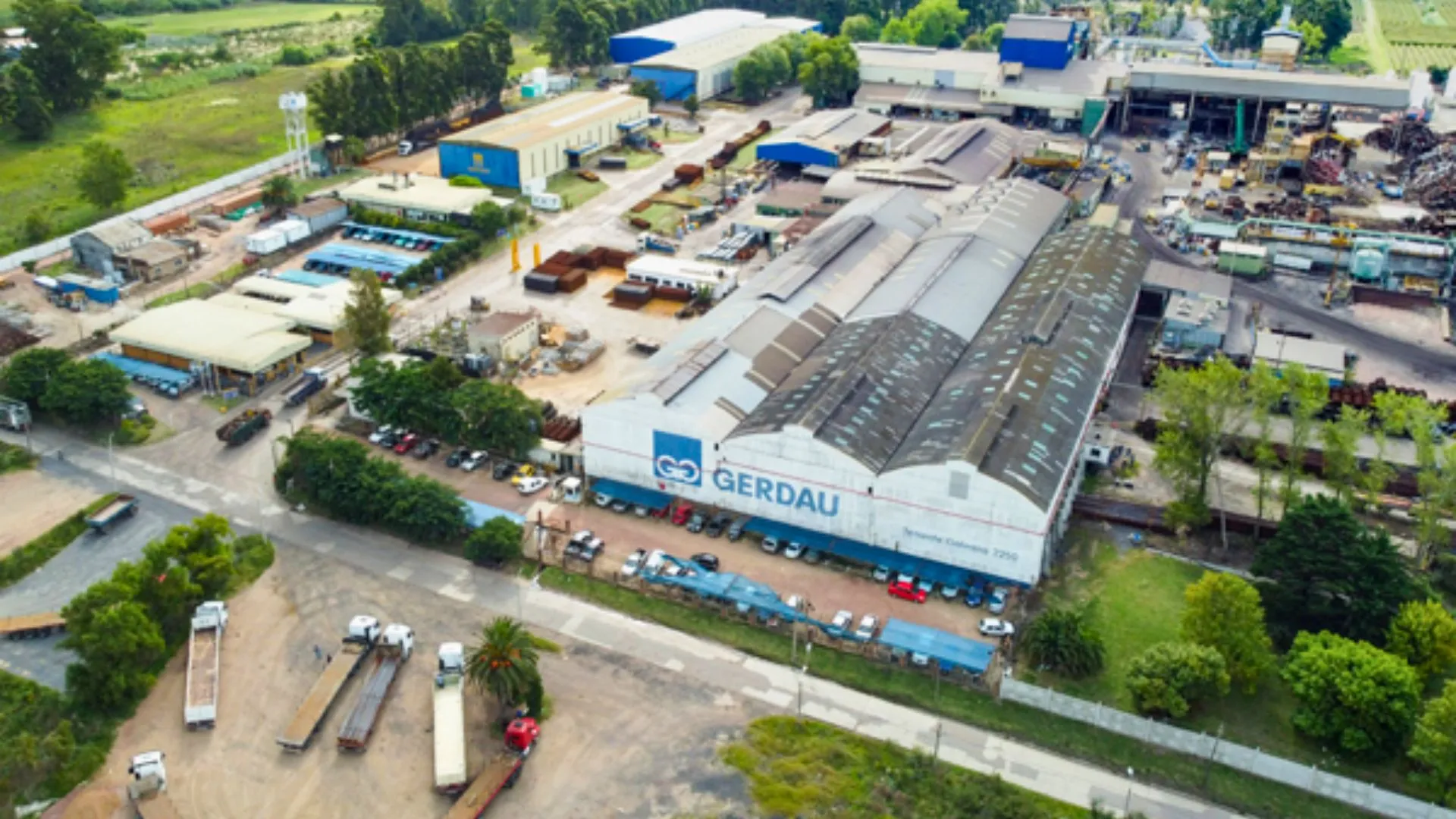 Visão de fábrica da Metalúrgica Gerdau (GOAU4)