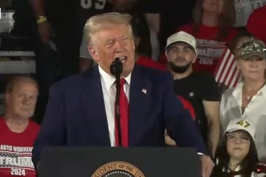Trump faz discurso sobre 100 dias de governo