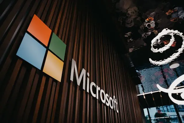 Fachada de loja da Microsoft