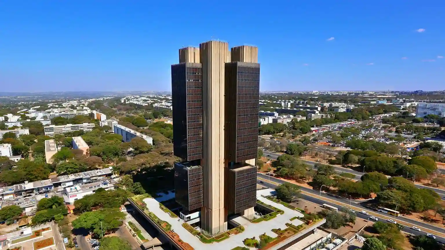 Sede do Banco Central do Brasil, instituição responsável pelo Boletim Focus.