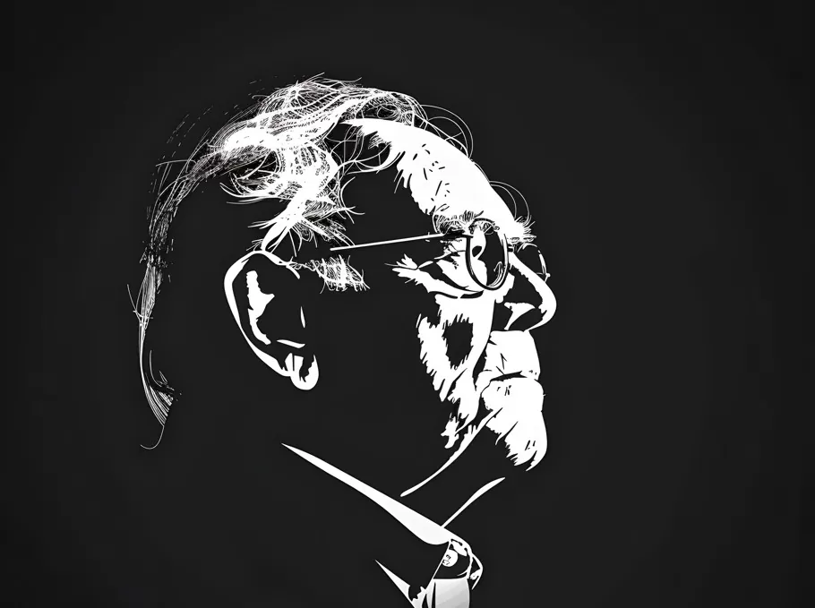 Como Warren Buffett escolhe as melhores empresas para investir: ilustração de Warren Buffett