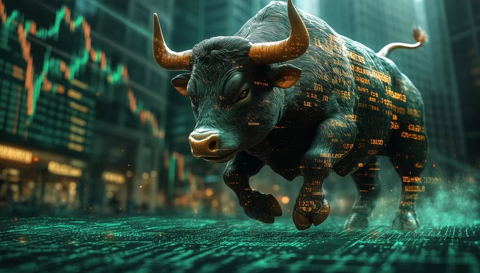 Ibovespa hoje: imagem de touro, representando alta da bolsa de valores