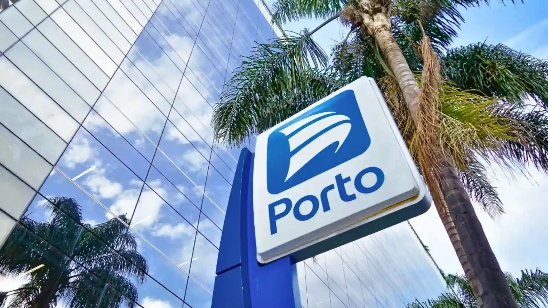 Logo da Porto (PSSA3) com ambientação institucional — Divulgação dos resultados do 1T25