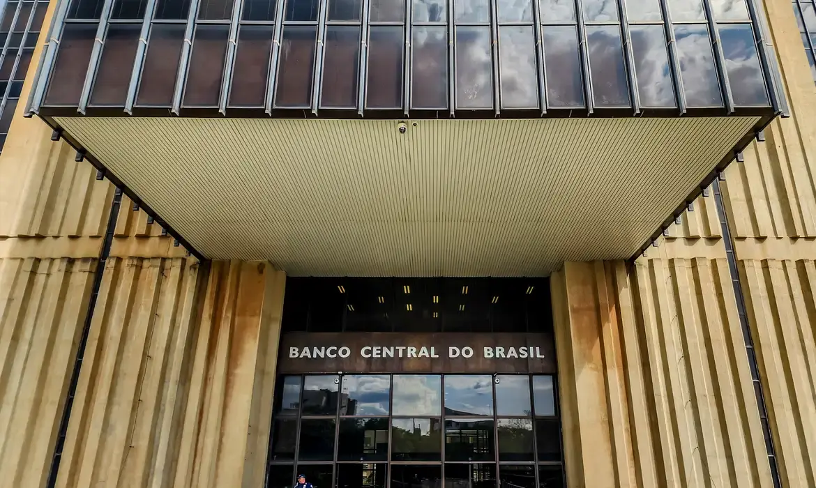Fachada de prédio do Banco Central em decisão do Copom