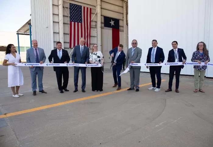 Inauguração de novo centro da Embraer (EMBR3) no Texas