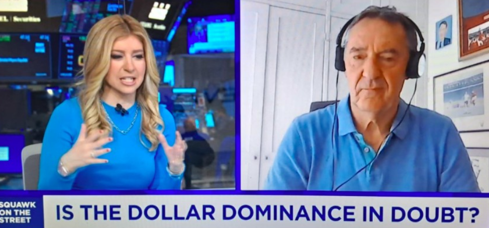 Imagem de programa de TV: Reprodução da CNBC