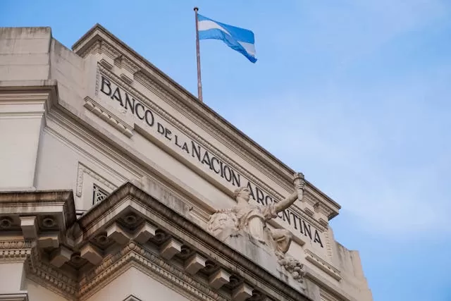 PIB da Argentina cresce: foto mostra Banco Central do país