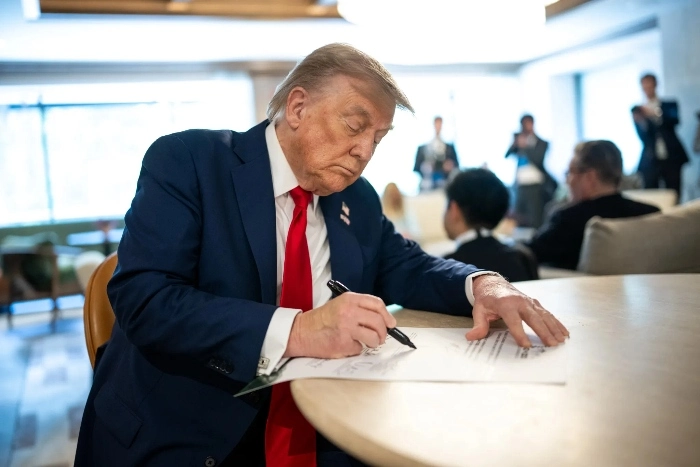 Trump e Japão: acordo assinador