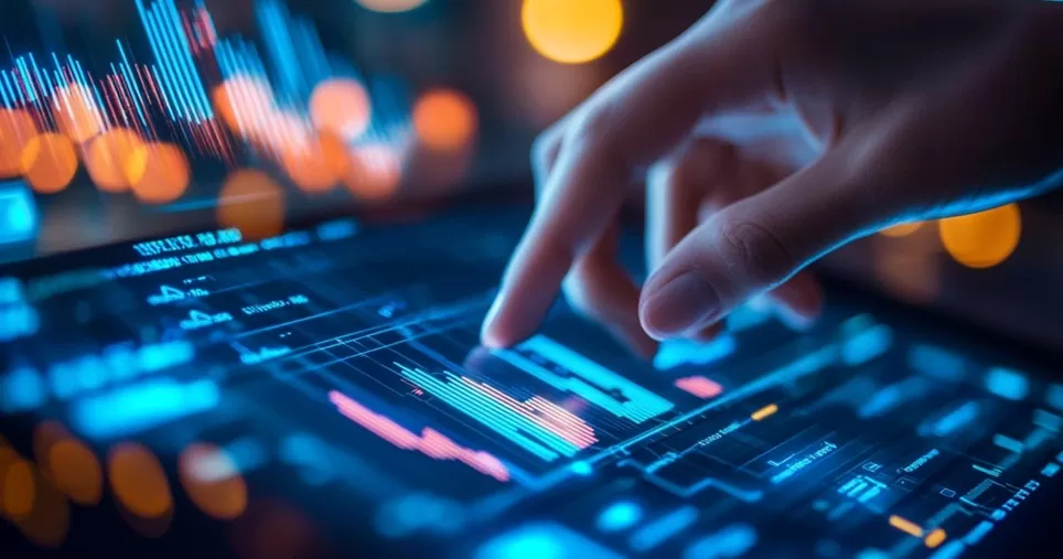 o que saber antes de investir: imagem de mão apontando gráficos de investimento