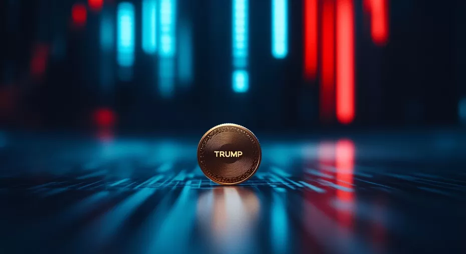 tarifaço Trump bolsa: quais os impactos; imagem de moeda escrito Trump