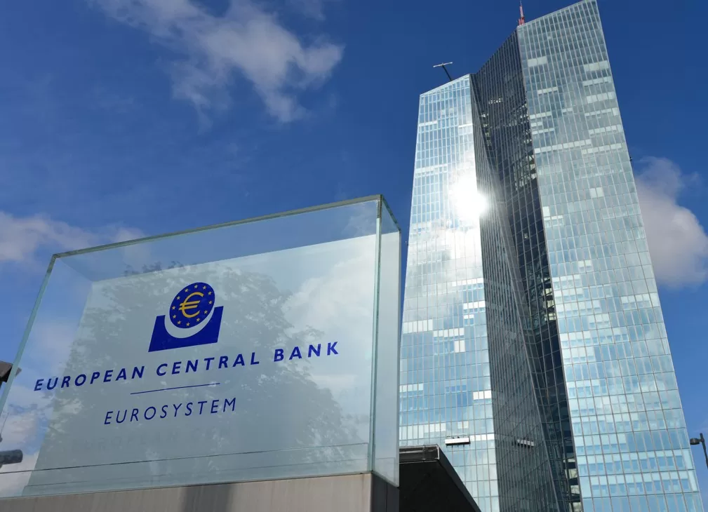 Imagem do Banco Central Europeu: ata justifica manutenção de juros