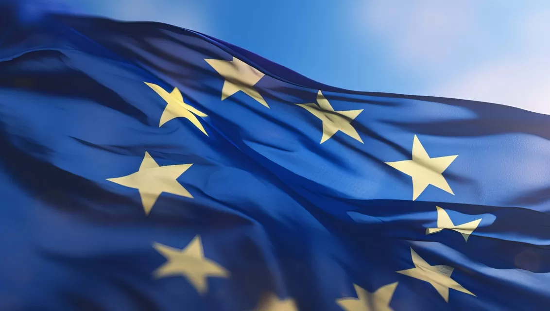 despertar Europa: imagem da bandeira da União Europeia
