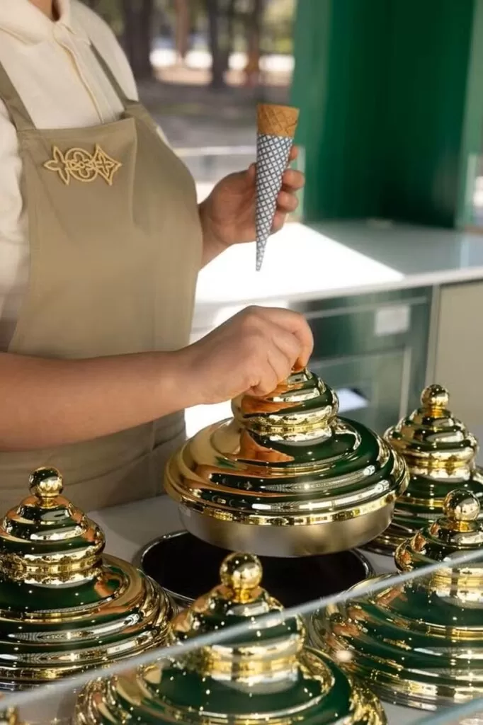 gelateria da Louis Vuitton