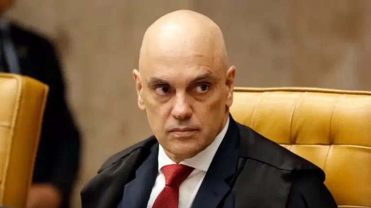 Foto de Alexandre de Moraes, alvo da Lei Magnitsky
