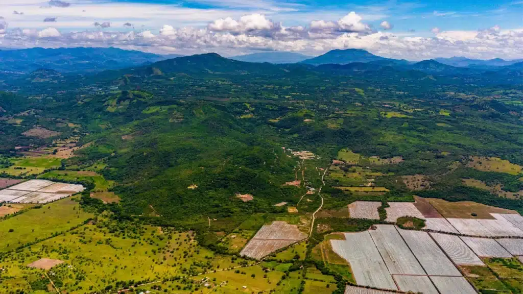 Projeto Era Dorada, da Aura, localizado em Jutiapa, na Guatemala, próximo à fronteira com El Salvador