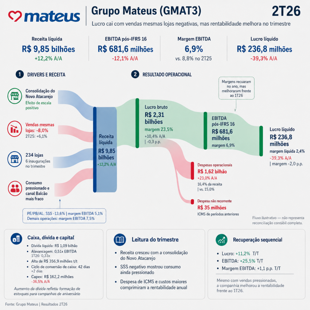 Infográfico Grupo Mateus