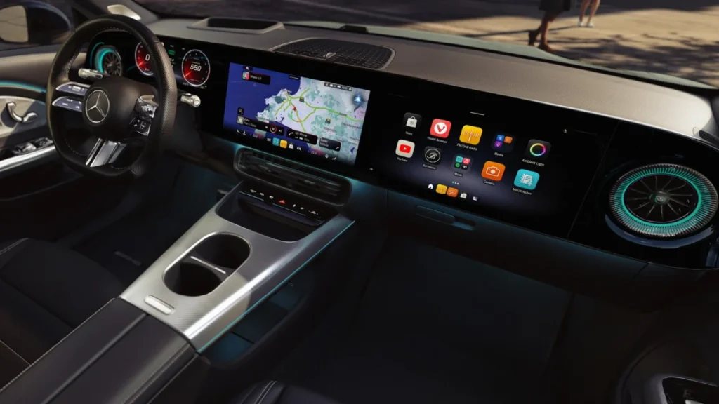 Interior do novo Mercedes-Benz CLA 200 AMG Line